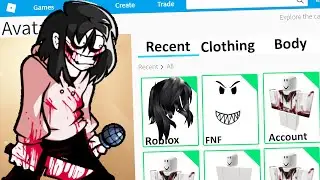 MAKING FRIDAY NIGHT FUNKIN JEFF THE KILLER a ROBLOX ACCOUNT (FNF)