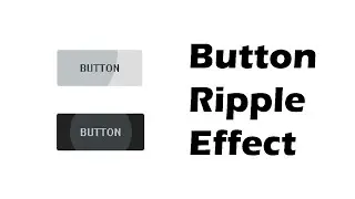 Button Ripple Effect with Html Css and Javascript