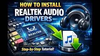 No Sound on PC? Install Realtek Audio Driver in 5 Minutes!