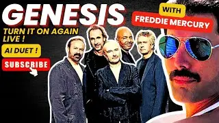 Genesis : turn it on again with Freddie Mercury (AI duet)