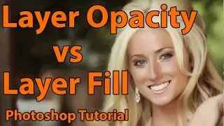 Photoshop - Layer Opacity vs Layer Fill