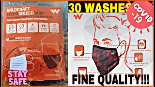 Wildcraft Mask Review | Hypa heild W95 Mask | Usage Upto 30 Washes