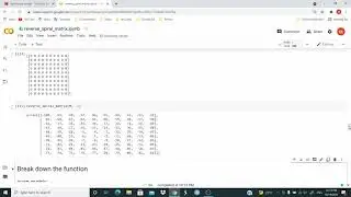 Write Functions in Python: reverse spiral matrix with Python | Google Colab || 02