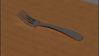 How to create a basic dinner fork with design spark mechanical