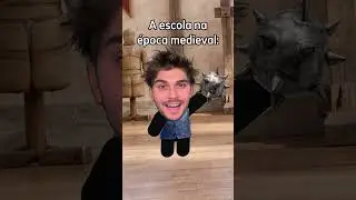Escola na época medieval 😅