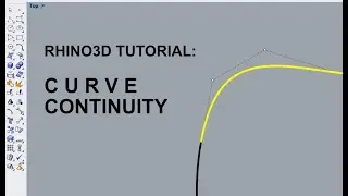 Rhino 3D Tutorial: Essential NURBS curve continuity knowledge