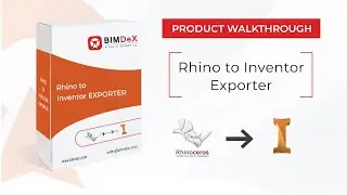 How to export Rhino model to Inventor | Rhino to Inventor Exporter Product Walkthrough Video