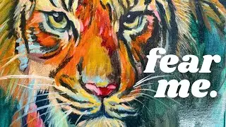 What this painting ACTUALLY taught me✨Bold Tiger Art & Other Ramblings✨