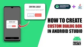 How to create  a Custom Dialog box in Android Studio 🔥