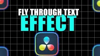 How to Make FLY THROUGH Text Effect in Davinci Resolve 19 (Best Method)