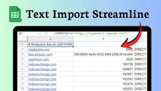How to import text files into Google Sheets (Smart Upload)