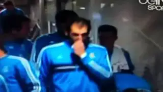Diego Lopez usa mocos como Gel para el pelo Real Madrid