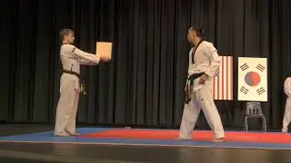 Master Cung Tran's 7th Degree Taekwondo Exam. Part 5: BREAKING