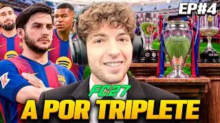 ME ARMO EL MEJOR EQUIPO DEL MUNDO PARA GANAR EL TRIPLETE CON EL BARCELONA EN EL MODO CARRERA... EP 4