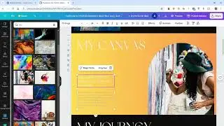 How to Make Art Portfolio Website With Canva