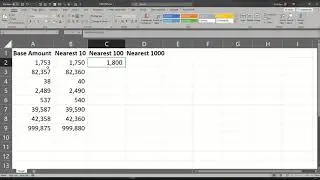 Excel’s MROUND  Function