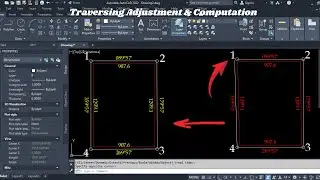 Traverse Adjustment in Civil 3D for Beginners