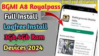 How To Install BGMI From Playstore Without Lag 2024 | New Way To Install According To Your Device