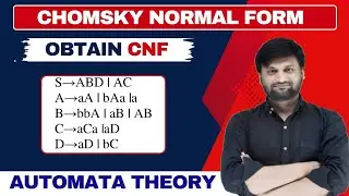 Chomsky Normal Form | CNF | Normal form of CFG | Conversion of CFG to CNF | TOC | FLAT | TAFL