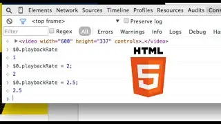 Speed up any HTML5 video player!