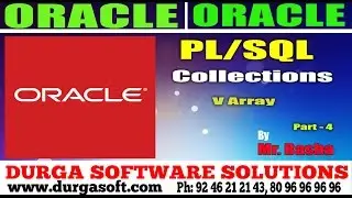 Oracle Tutorial||onlinetraining||pl/sql||Collections||V Array  Part - 4 by Basha