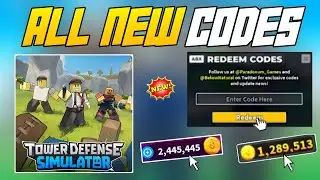*New* Tower Defense Simulator Roblox Codes 2025 - Tower Defense Codes 2025 - TDS