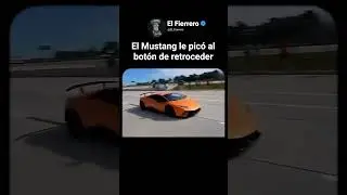 El Mustang tuvo que presumir dos veces 😳🐎