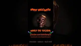 Halloween Chocolate Skulls Tutorial 