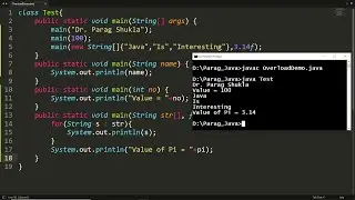 Java - Overloading of main function - Practical Demo