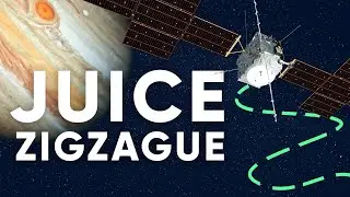Pourquoi la mission spatiale JUICE fait des ZIGZAGS ?