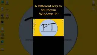 Shutdown your PC in a different way @parsutech #windows  #slidetoshutdown
