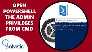 Open Powershell the Admin Privileges from CMD ✔️