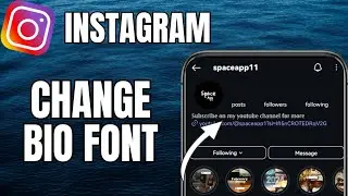 How To Change Instagram Bio Font | Change Bio Font Instagram