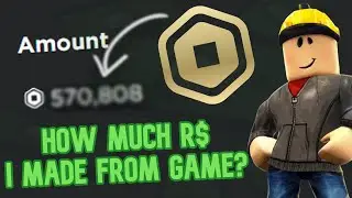 HOW MUCH ROBUX I MADE FROM 1M VISITS? (Roblox)