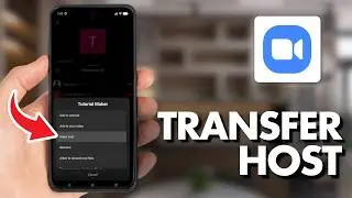 How To Transfer Host In Zoom Mobile App (Full Guide 2026)
