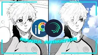 SIMPLE MANGA ANIMATION「 IBIS PAINT + ALIGHT MOTION 」