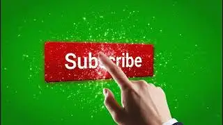 Epic Subscribe Button Green Screen Animation for YouTube Videos Free Download