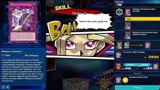 Duel links - Duel against rank platinum rank 7 plays with metaphys deck