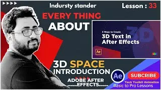 3D in After Effects and Camera Tool and Views Tips Basic to Advanced Urdu | Hindi