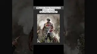 Photoshop Ai completes: Call of Duty Cold War Cover Art [Generative Fill]