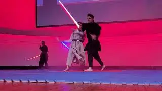 Live Lightsaber performance! World Champion Martial Artists! Nathan & Noah Fort + amazing friends!