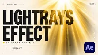 Create animated Light Rays in After Effects with NO Plug-Ins