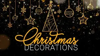 Christmas Decorations Green Screen & Overlay