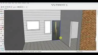 How to Use Image as a Door and Plant Texture  in SketchUp