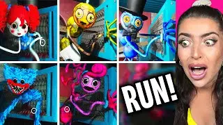 DESTROYING ALL Poppy Playtime Characters IN SHREDDER!? (SECRET TOY REVEALED!)