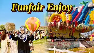 Full chill in funfair🥳🥳🥳🥳/waha bi fans mil gai🫣😜👍🥰||Areeba vlog💖💞