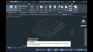 Unfold Multiple Double-Curvature Surfaces Into 2D Contour Inside AutoCAD