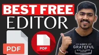 Best PDF Editor : Free & Easy To Use ✅