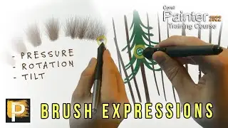 How to Use Brush Expressions - Corel Painter 2022 Tutorial