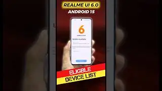 🔥 Realme UI 6.0 Rollout: Full List of Devices Getting Android 15 Update! 